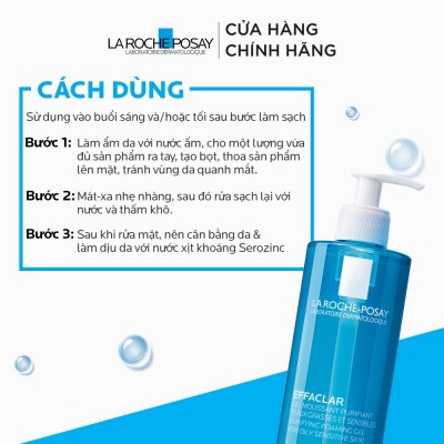 Sửa rửa mặt La Roche Posay Effaclar Micro-Peeling Purifying Gel 500ml
