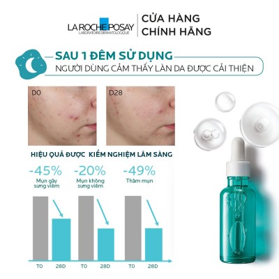Tinh chất giảm mụn 3 tác động Effaclar Serum La RochePosay 30ml