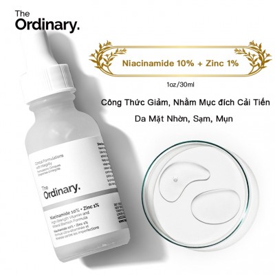 Serum The Ordinary Niacinamide 10% + Zinc 1%  30ml