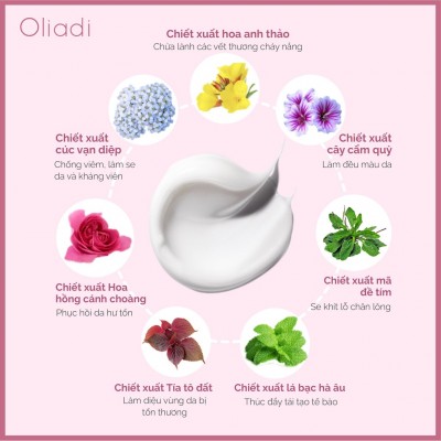 Kem Body Oliadi Dưỡng Trắng Toàn Thân Với Công Nghệ Hạt Nano Phân Tử 200ml
