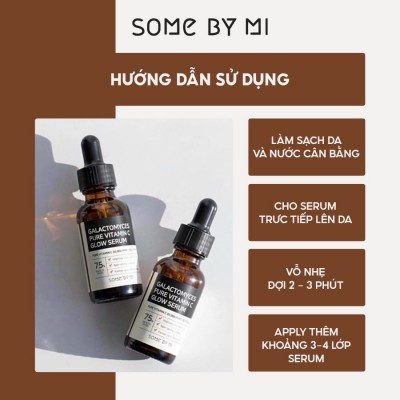 Tinh Chất Dưỡng Trắng, Mờ Thâm Galactomyces Pure Vitamin C Glow Serum Some By Mi 30ml