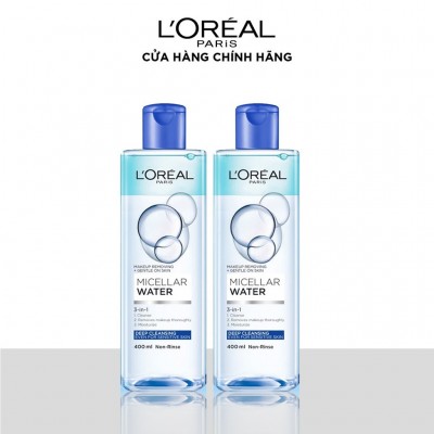 Nước tẩy trang đa năng 3in1 làm sạch sâu L'Oreal Paris
