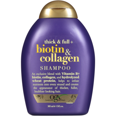 Dầu Gội Dưỡng Dày Tóc OGX Thick & Full + Biotin & Collagen Shampoo 385ml