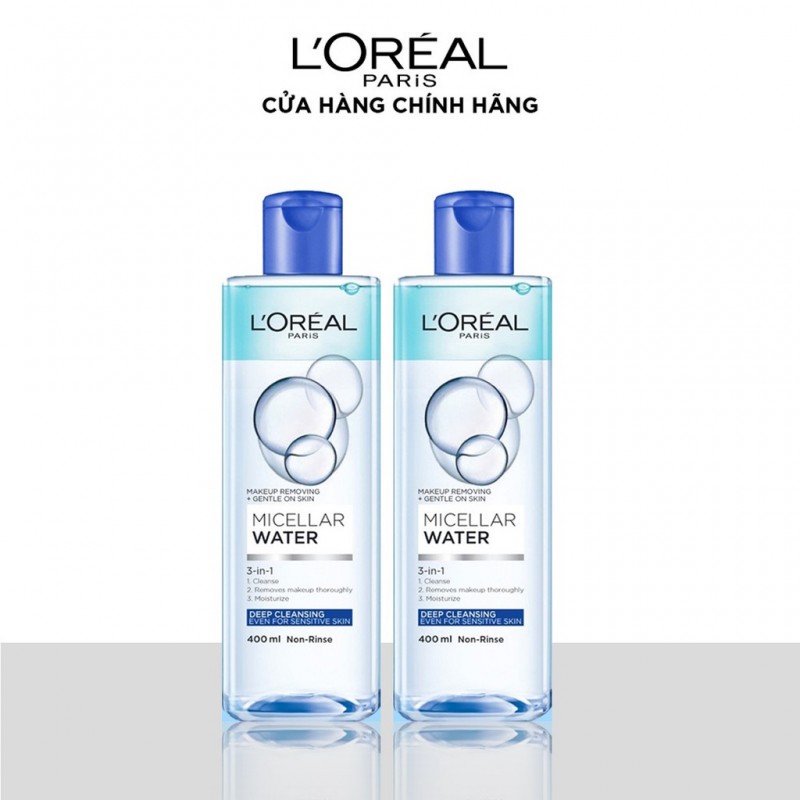 Nước tẩy trang đa năng 3in1 làm sạch sâu L'Oreal Paris