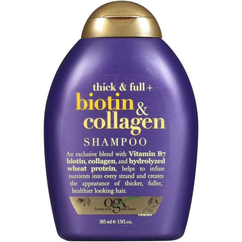 Dầu Gội Dưỡng Dày Tóc OGX Thick & Full + Biotin & Collagen Shampoo 385ml